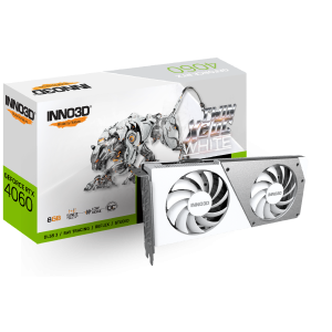 INNO3D VGA Inno3D RTX4060 8GB X2 OC White (N40602-08D6X-173051W)