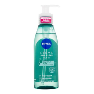 Nivea Derma Skin Clear Wash Gel arctisztító gél 150 ml nőknek