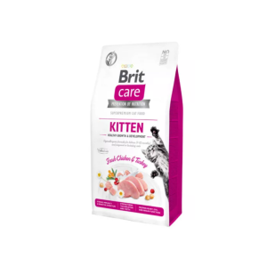  Brit Care Kitten csirke és pulyka ízesítéssel kiscicák részére 2kg