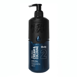 Nish Man After Shave Cream Cologne - Arctic Blue - 400ml