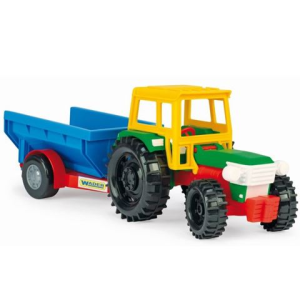 Wader Traktor billenős pótkocsival (35002) (W35002)