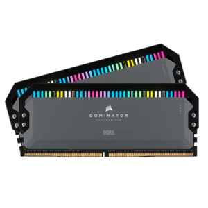 Corsair RAM Dominator Platinum RGB - 32 GB (2 x 16 GB Kit) - DDR5-6000 DIMM CL30 (CMT32GX5M2B6000Z30K) - Memória