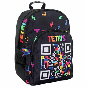 Luna Tetris lekerekített iskolatáska, hátizsák 33×16×45 cm