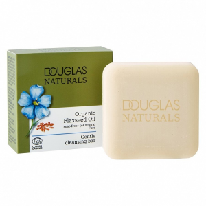 Douglas Naturals Organic Flaxseed Oil Gentle Cleansing Bar Arctisztító 70 g
