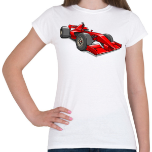 PRINTFASHION Ferrari F1 - Női póló - Fehér