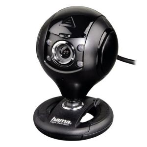 Hama Webkamera HAMA Spy Protect USB/Jack 720p fekete