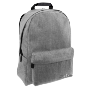 Luna Must Jean szürke iskolatáska hátizsák 42×32×17 cm