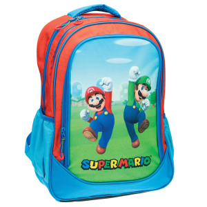 KORREKT WEB Super Mario Jump iskolatáska, táska 42 cm