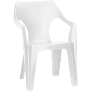 Allibert Keter Kerti szék, műanyag, alacsony támlás, kartámaszos, Dante