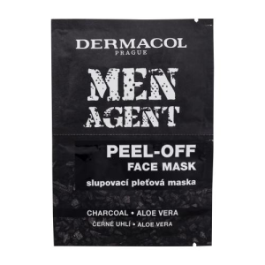 Dermacol Men Agent Peel-Off Face Mask arcmaszk arcmaszk 2 x 7,5 ml férfiaknak