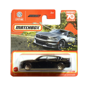 Mattel Matchbox: 2018 Dodge Charger fekete kisautó 1/64 - Mattel