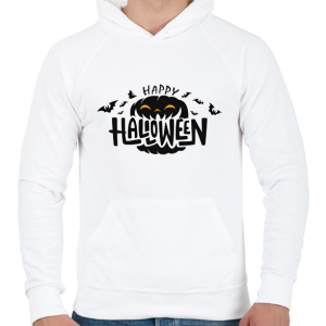 PRINTFASHION halloween - Férfi kapucnis pulóver - Fehér