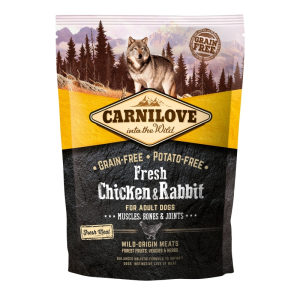 N/A Carnilove Fresh Adult Dog Chicken & Rabbit Muscles, Bones & Joints- Csirke és Nyúl Hússal 1,5kg (LPHT-CL170867)