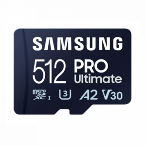SMG PCC SAMSUNG Memóriakártya, PRO Ultimate 512GB, Class 10, V30, A2, Grade 3 (U3), R200/W130