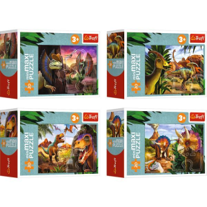 Trefl : Dinoszaurusz világ minimaxi puzzle - 20 darabos, többféle
