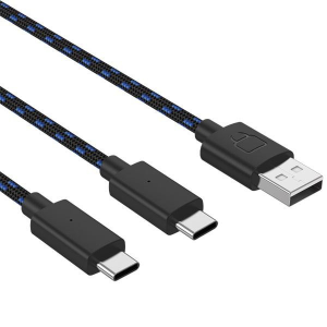 VENOM VS5002 Dual Play &amp; Charge 3 m USB Type-C töltőkábel
