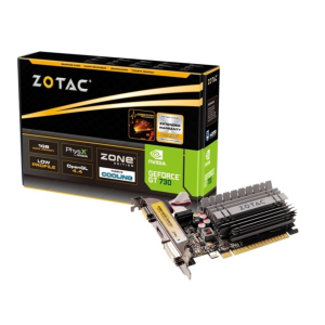 ZOTAC GeForce GT 730 Zone Edition nVidia 2GB DDR3 64bit PCIe videokártya (ZT-71113-20L)
