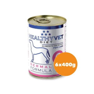 Healthy Vet Diet Dog Dermal - bőr támogatására felnőtt kutyáknak 6x400g