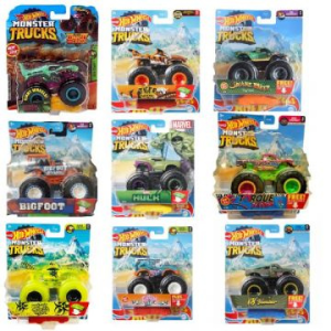 Mattel Hot wheels: monster trucks kisautók - többféle