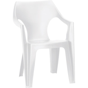  Dante alacsony támlás műanyag kerti szék, kartámaszos