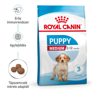 Royal Canin Medium Puppy - Közepes testű kölyök kutya száraz táp 1 kg