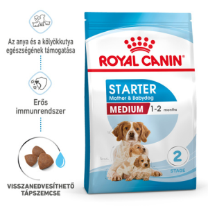 Royal Canin Medium Starter Mother & Babydog - Száraz táp közepes testű vemhes szuka és kölyök kutya részére 2 hónapos korig 1 kg