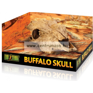  Exo-Terra Buffalo Skull - Bölény Koponya Formájú Búvóhely Hüllők Részére 13X9X24Cm (Pt2857)