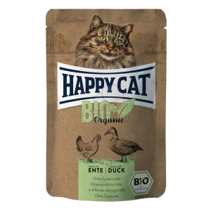  Happy Cat Bio Organic alutasakos eledel - Baromfi és kacsa 85 g