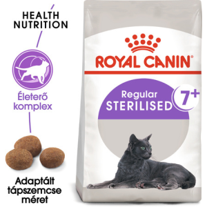 Royal Canin Sterilised 7+ | Ivartalanított idősödő macska száraz táp 400 g