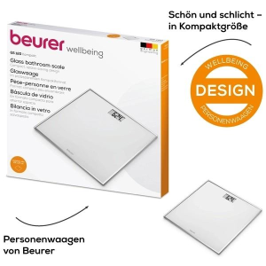 Beurer GS 120 Kompakt üvegmérleg (4211125100414) (4211125100414)