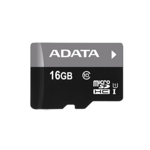  Adata microSDHC 16GB UHS-I (Class 10) + Adapter (AUSDH16GUICL10-RA1)