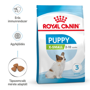 Royal Canin X-Small Puppy - Nagyon kistestű kölyök kutya száraz táp 500 g
