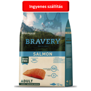 Bravery Salmon Adult Large/Medium Breeds 12 kg Hypoallergén