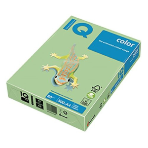 IQ Fénymásolópapír színes IQ Color A/4 80 gr pasztell középzöld MG28 500 ív/csomag
