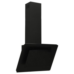 vidaXL fekete rozsdamentes acél és edzett üveg fali páraelszívó 60 cm (51662)