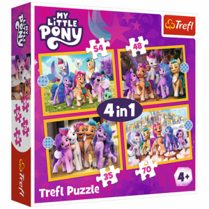 Trefl My Little Pony: Én kicsi pónim 4 az 1-ben puzzle – Trefl