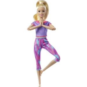 Mattel Barbie Hajlékony jógababa - Szőke hajú (FTG80-GXF04)