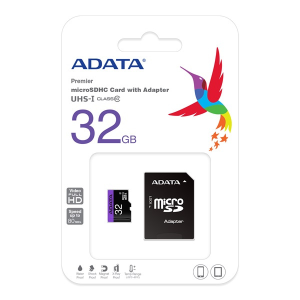 ADATA microsd kártya - 32gb microsdhc uhs-i class10 (r/w: 80/10 mb/s) + adapter ausdh32guicl10-ra1