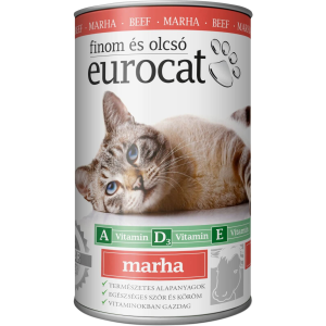  Euro Cat Konzerv Marha – 6×415 g