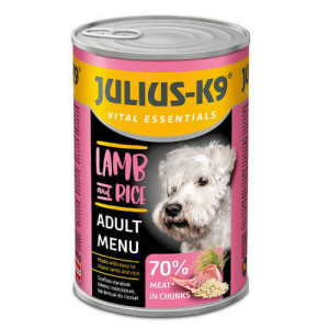  JULIUS K-9 konzerv kutya 1240 g Bárány-rizs (Lamb&Rice)