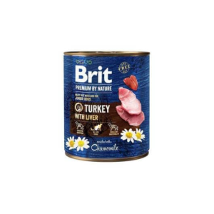  Brit Premium by Nature Junior Turkey with Liver konzerv – 12×800 g