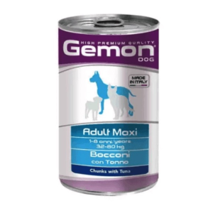  Gemon Dog Adult Maxi konzerv Tonhal – 1250 g