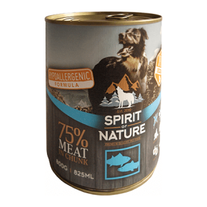  Spirit of Nature Dog konzerv Tonhallal és lazaccal – 800 g