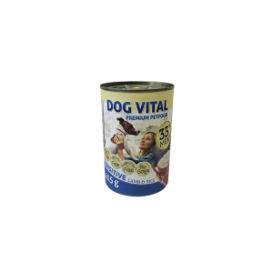  Dog Vital konzerv sensitive lamb&rice – 1240 g