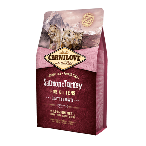  Carnilove Cat Kitten Salmon&Turkey – Healthy Growth – 6 kg