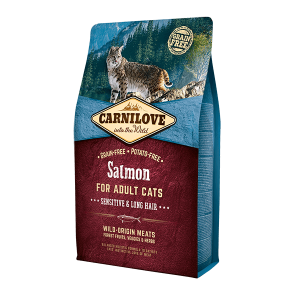  Carnilove Cat Adult Salmon – Lazac – Sensitive&Long Hair – 400 g