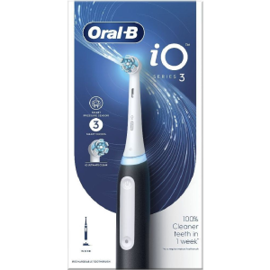 Braun Oral-B iO3 elektromos fogkefe matt fekete (10PO010399) (10PO010399)