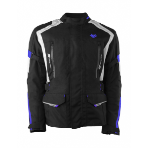 RSA EXO 2 motoros kabát fekete-szürke-kék