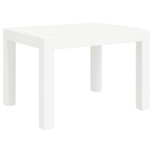 vidaXL fehér PP kerti asztal 59 x 47 x 40 cm (364728)