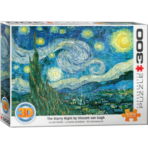 Eurographics 300 db-os 3D Lenticular puzzle - Starry Night, Van Gogh (6331-1204)